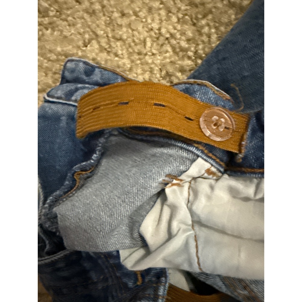 Carhartt Kids Size 10 Straight Leg Jeans Medium Wash Adjustable Waist - Picture 5 of 5
